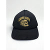 Liquid Death Black Mesh Trucker Snapback Gold Skull Logo NWOT