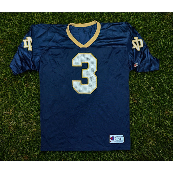 Notre Dame Fighting Irish Joe Montana #3 Football Jersey Champion 2XL/48 Vintage