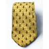 Brioni 100% Silk Tie Handmade Italy Gold Luxury Designer Classic Necktie