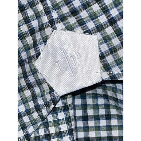 Loro Piana Italy Cotton Flannel Gingham Button Down Shirt Men's 3XL MAB1852