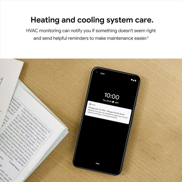 Google Nest GA013 Programmable Wi-Fi Thermostat Snow Sealed In Box