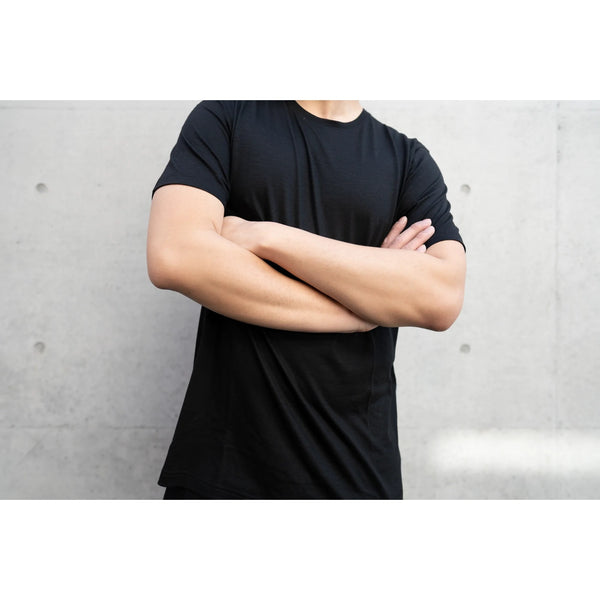 Western Rise StrongCore Merino Tee Black Size L NWT Merino Wool Rare