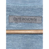 Outerknown Sur Sweatshirt XL Hazy Sea Blue Hemp Organic Cotton French Terry
