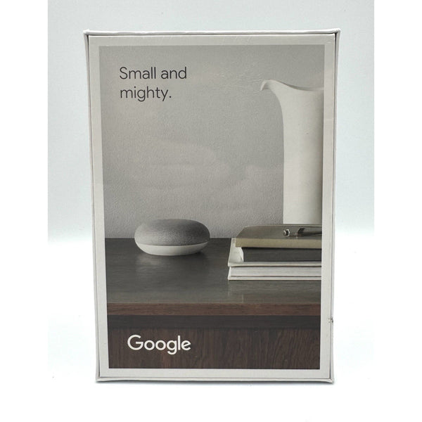 Google Nest Mini 2nd Gen Chalk Gray Smart Speaker GA00638-US Sealed New In Box