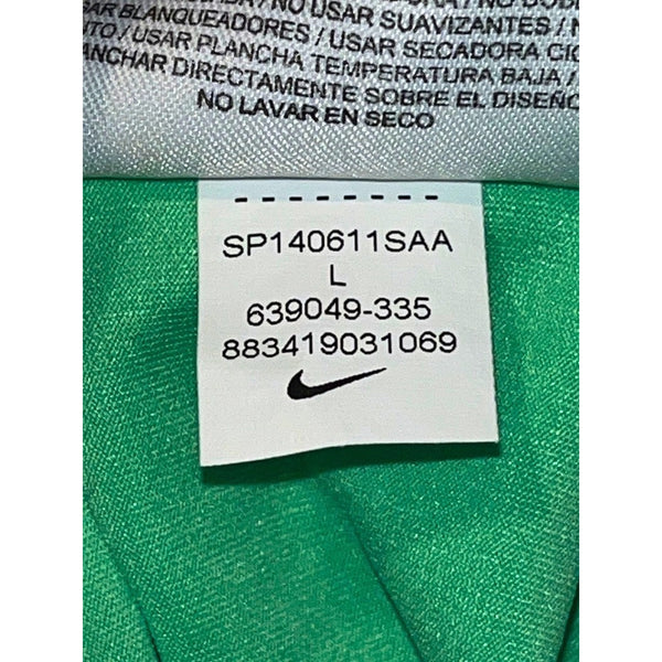 George Mason Patriots Nike Tiger Woods Dri-FIT Polo Sz. L NCAA Team Issued