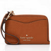 Kate Spade Leila Leather Small Card Holder ID Wristlet Wallet Gingerbread NWOT