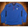 Polo Sport Ralph Lauren 1/4 Zip Pullover Jacket Mens L Blue Performance Shirt