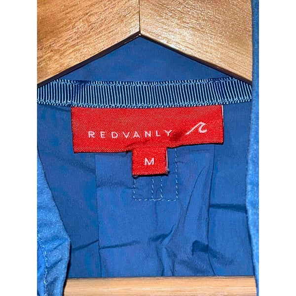 Redvanly Baltic Movement Air Stretch Windbreaker Jacket Blue Size M EUC