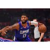 Paul George Signed Wilson NBA LA Clippers Game Ball Basketball COA Auto PG13