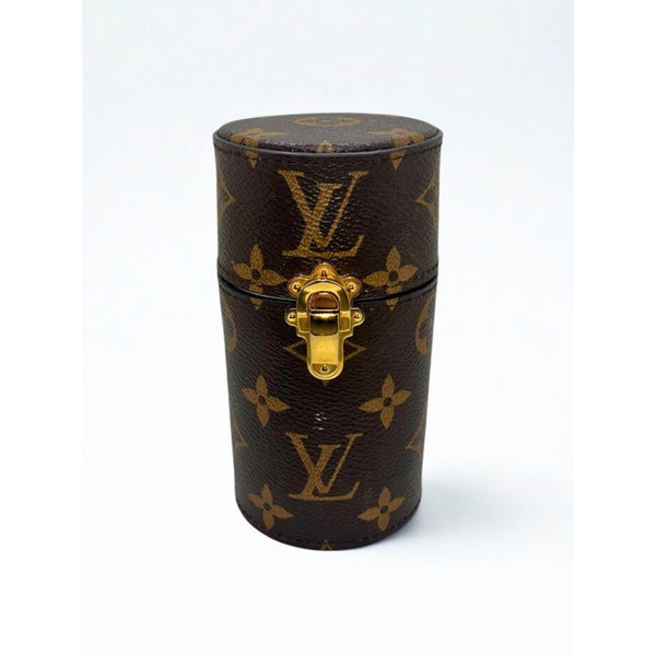 Louis Vuitton Monogram 100ML Travel Perfume Case Brown LS0153 PL4109