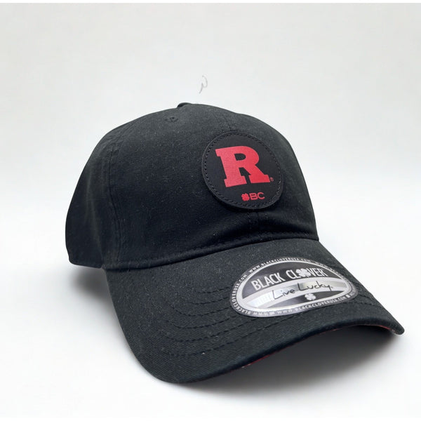 Black Clover Unisex Rutgers University Soul Adjustable Baseball Cap One Size NWT