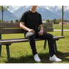 PAKA Royal Alpaca Pima Blend Essential Tee Shirt Black Medium Made in Peru
