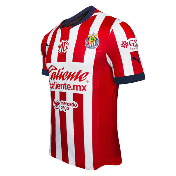 Puma Men’s Chivas de Guadalajara 2024/25 Authentic Home Jersey Red/White Sz. XL