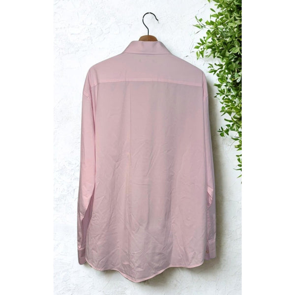 Peter Millar Summer Comfort Bernie Shirt XL Pink Stretch Button Down Performance
