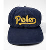 Polo Sport Ralph Lauren Vintage 2000 Logo Twill Ball Cap Hat Blue Rare Cotton
