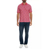 Robert Graham Baritone Clubhouse Golf Polo Shirt Mens M Red Pink Performance NWT