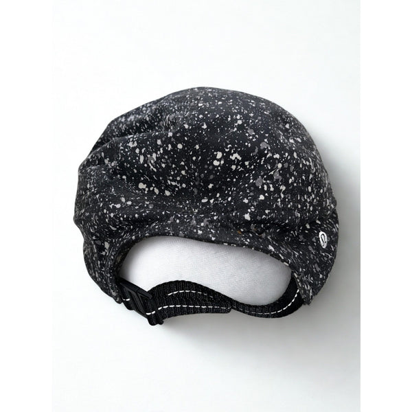 Lululemon Race To Place Run Hat 2.0 Black White Splatter EUC Adjustable