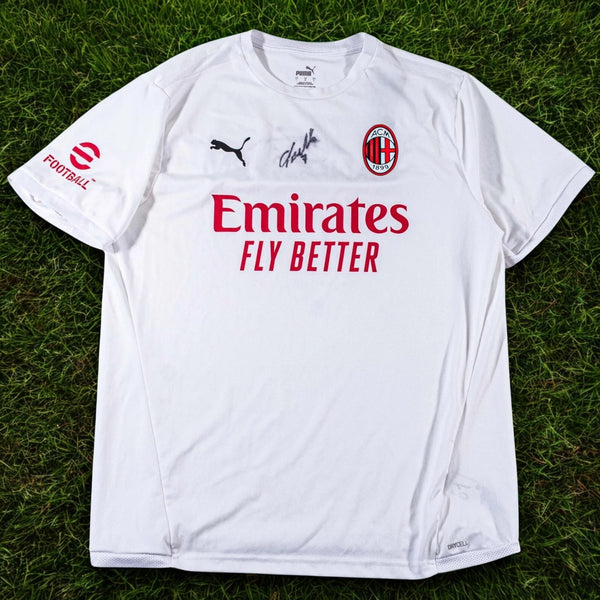 AC Milan Alvaro Morata Signed Training Worn Jersey 2024 Puma Team Issued Sz L