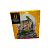 National Geographic Wolf Musical Snow Globe San Francisco Music Box Co. 1997