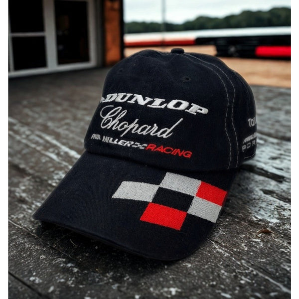 Paul Miller Racing Porsche Chopard Dunlop Team Hat Cap ALMS Rare Speedgear OSFA
