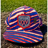 NFL Super Bowl XXV Zubaz Buffalo Bills vs New York Giants Snapback Hat USA VNTG