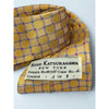 Seigo Katsuragawa Limited 3 of 8 Silk Tie Handmade Japan Gold Geometric Rare