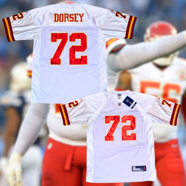 Kansas City Chiefs Glenn Dorsey Reebok Jersey 52 2XL NWT Deadstock Vintage NFL