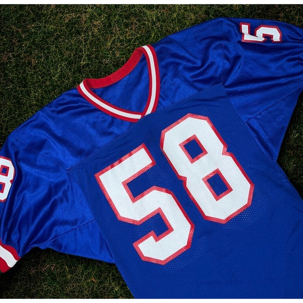 New York Giants Carl Banks #58 Russell Athletic Jersey USA Size 40 M Vintage