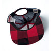 Cincinnati Reds American Needle Cooperstown Denim Plaid Strapback Hat OSFA MLB