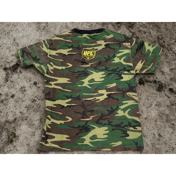 UFC Ultimate Fighting Championship Camo Tee Shirt 2XL Dana White Era Vintage