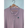Peter Millar Summer Comfort Morris County Golf Club Polo Shirt 2XL Stripe Pink