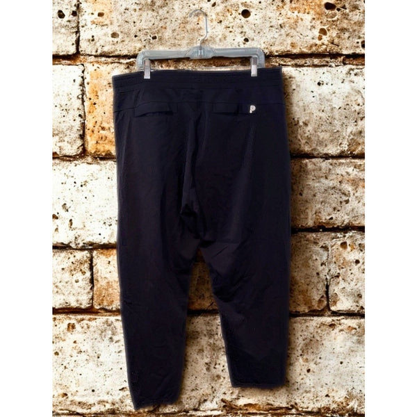 Public Rec Gamechanger Pants Sz. 40x28 Black Stretch Performance Zip Pockets EUC