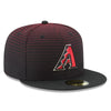 Arizona Diamondbacks New Era Fitted Hat MLB Authentic Game 2017 Cap Sz. 7 1/2