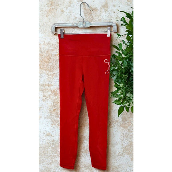 Lululemon x Orangetheory Wunder Train HR Tight 25” Size 4 Cayenne NWOT Rare