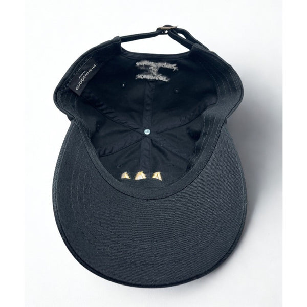 Jean-Michel Basquiat Crown Rome Pays Off Hat Guggenheim Black Dad Cap Rare USA