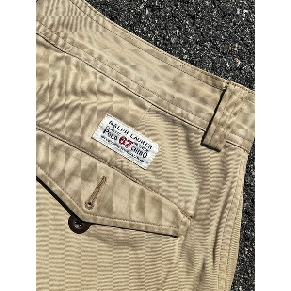 Polo Ralph Lauren Cargo Shorts Mens 31 Khaki Polo 67 Twill Utility Y2K