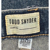 Todd Snyder Jeans Mens 33x32 Blue Slim Fit Stretch 5 Pocket Denim Pants