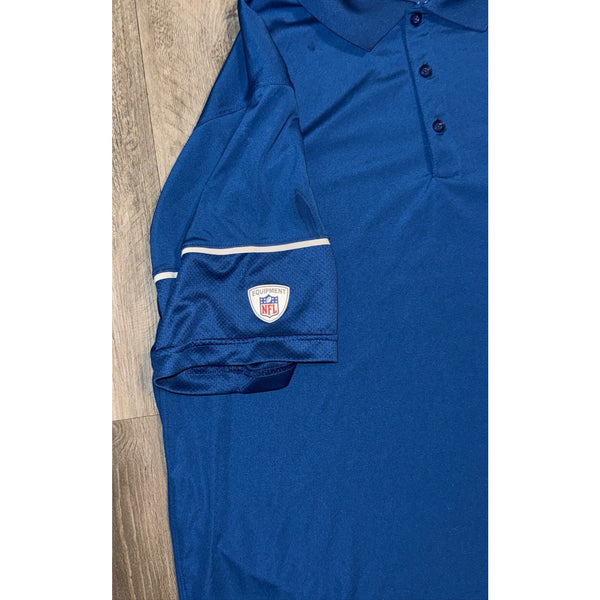 Indianapolis Colts Nike NFL Dri-FIT Polo Shirt Training Blue Men’s XL NWOT