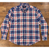 Vineyard Vines Performance Slim Tucker Shirt Men's XL Dorchester Plaid Blue Red