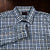 UNTUCKit Sardinia Blue Plaid Button Up Shirt Mens L Slim Fit Nylon Stretch