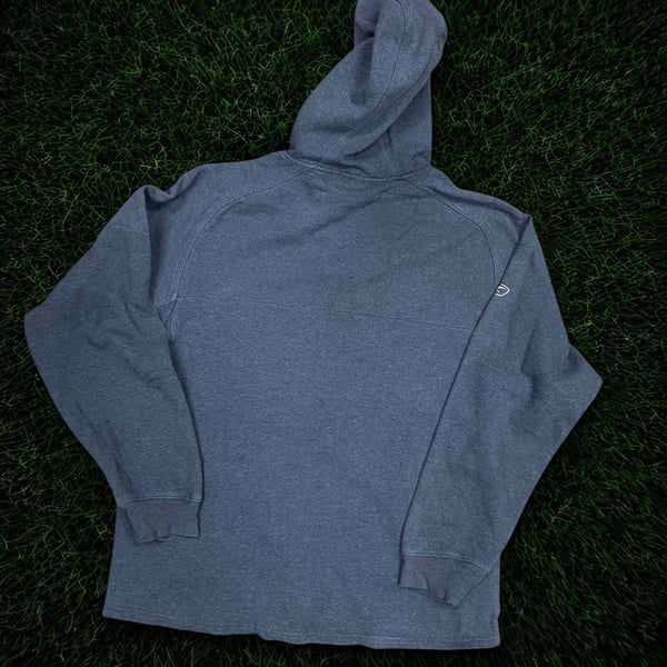 New England Patriots Hoodie M Gray Bill Belichick Y2K Pullover Equipment Reebok