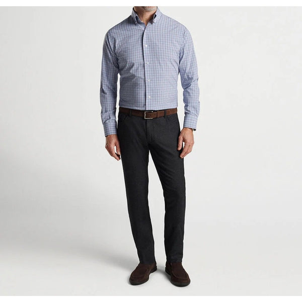 Peter Millar Crown Crafted Fitch Poplin Shirt L Performance Plaid NWOT $200