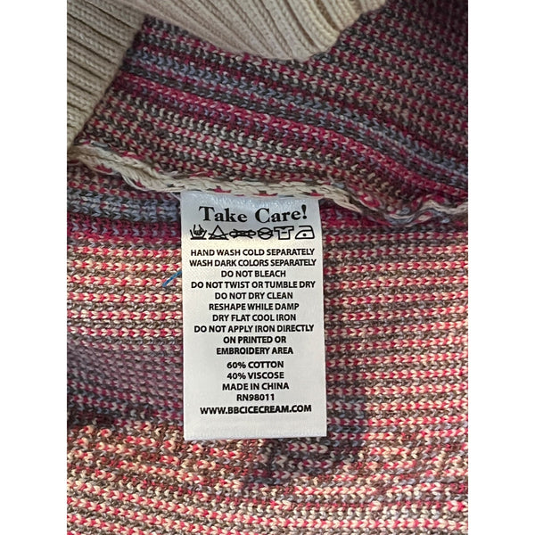 Ice Cream BBC Chain SS Polo Sweater Men's M NWT Jacquard Knit Running Dog $185