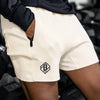 Baseball Lifestyle 101 B101 Diamond Relaxed Fit Sweatshorts Mens M Cream NWOT