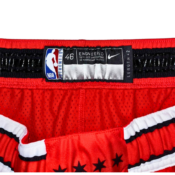 Chicago Bulls NBA Player Issued Nike Swingman Shorts Icon Edition 2XL +2 46