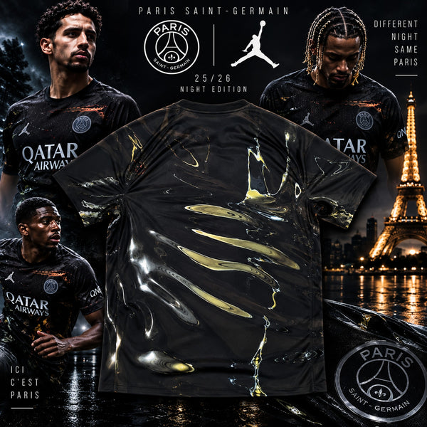 Paris Saint-Germain x Jordan 25/26 Night Edition Jersey Men's XL NWOT IB3143-011
