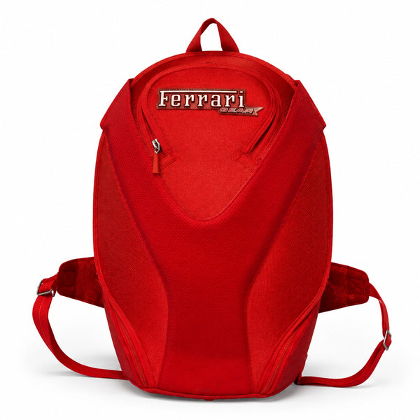 Ferrari Gear Backpack Rucksack Red Hardshell Official Product Rare Laptop Travel