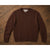 Peter Millar Brown Red Cable Knit Sweater M Luxe Blend Wool Cashmere Small Flaw
