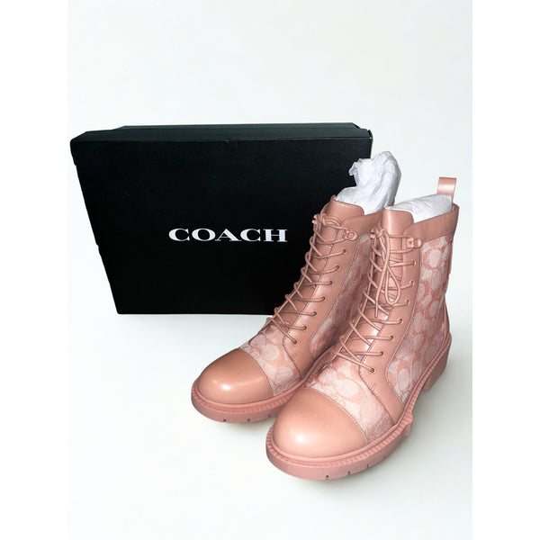 Coach Lana Mesh Bootie C4401 Dusty Rose Women’s Sz 9B NIB Rare Sold Out