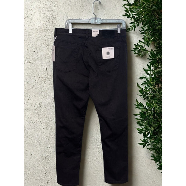 Brax Cooper Fancy Pants 34x32 Black Regular Fit 5 Pocket Cotton Stretch NWT